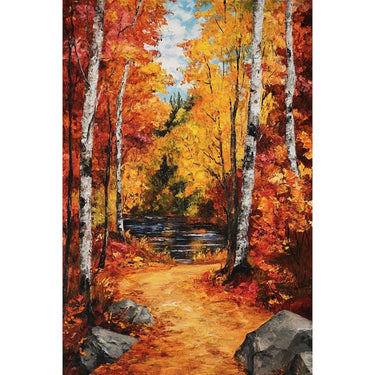 Autumn Forest Acrylic canvas